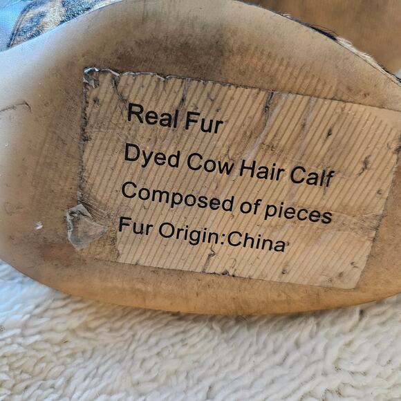 Michael Kors Women Sammy Cheetah Print Ankle Boot Calf Hair Size 8M Multi - Picture 7 of 9